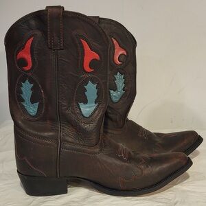SMOKEY MOUNTAIN women's leather western boots